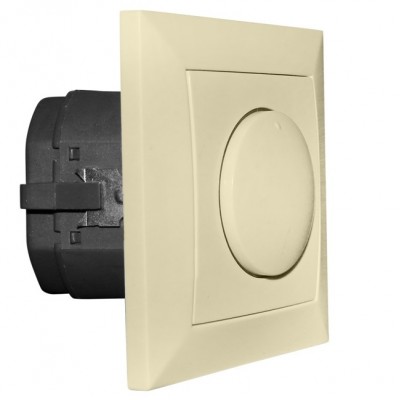 Διακόπτης Dimmer LED Triac Universal 230V 1.3A Περιστροφικός Μπεζ 15-1002